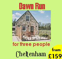Featured Self Catering - Dawn Run in Cheltenham